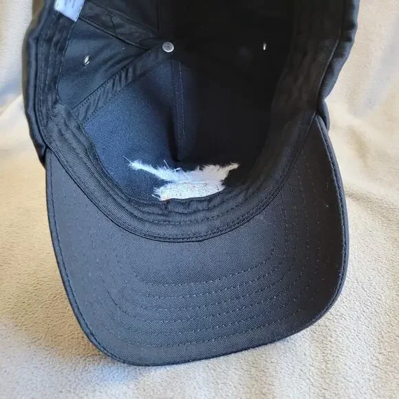 HARLEY DAVIDSON Hat Cap Black Sturgis SD Script Logo Adjustable Breathable Buckl - Picture 5 of 7